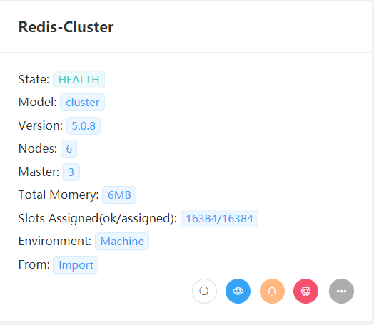 rediss-manager cluster info